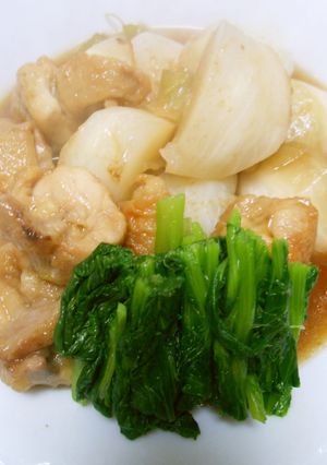 蕪と鶏肉の煮物-レシピのメイン写真