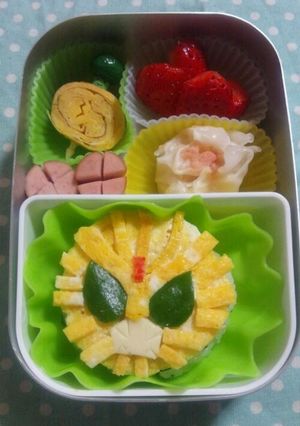 キャラ弁☆仮面ﾗｲﾀﾞｰビースト-レシピのメイン写真