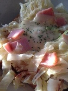朝からしっかり栄養*キャベたまトースト-レシピのメイン写真