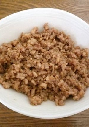 オール２の鶏そぼろ-レシピのメイン写真
