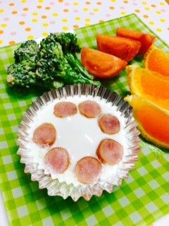 お弁当に✿お花の目玉焼き-レシピのメイン写真