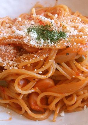 お鍋ひとつで簡単ナポリタンスパゲティ-レシピのメイン写真