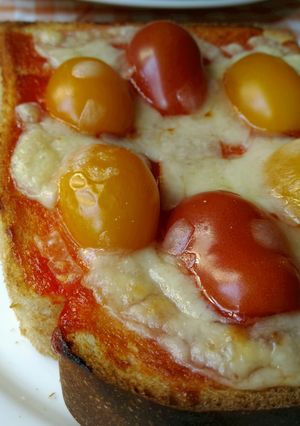 フレッシュなトマトトースト-レシピのメイン写真