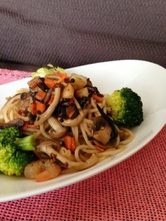 昆布の佃煮de和風きのこパスタ-レシピのメイン写真