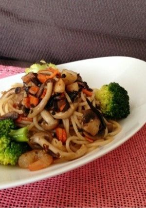 昆布の佃煮de和風きのこパスタ-レシピのメイン写真