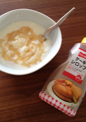 パンケーキシロップ&ヨーグルト-レシピのメイン写真