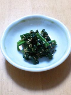 ほうれん草のゴマ和え-レシピのメイン写真