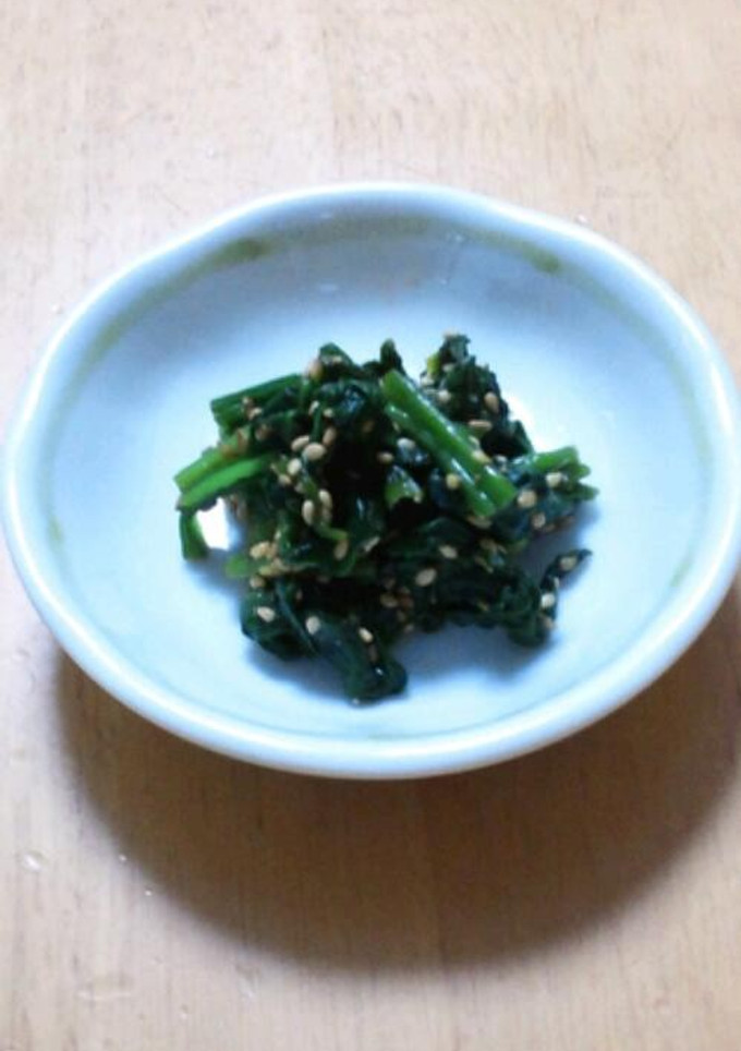 ほうれん草のゴマ和え-レシピのメイン写真