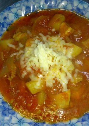 温まる♪チキントマトスープ(^-^)-レシピのメイン写真