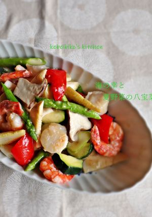 海の幸と夏野菜の八宝菜-レシピのメイン写真