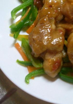 鶏肉の甘辛梅炒め-レシピのメイン写真