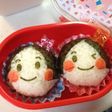 キャラ弁☆簡単ふたごの女の子