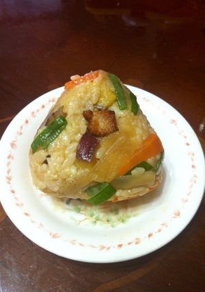 豚汁おにぎり-レシピのメイン写真