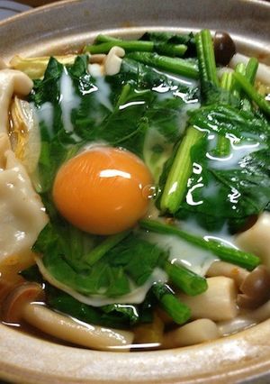 温まる〜！ヘルシー★ピリ辛ひとり餃子鍋-レシピのメイン写真
