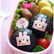 お魚ソーセージdeうさぎちゃん*キャラ弁