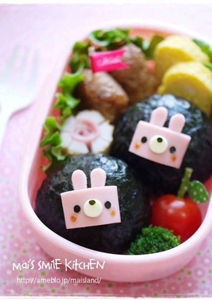 お魚ソーセージdeうさぎちゃん＊キャラ弁-レシピのメイン写真