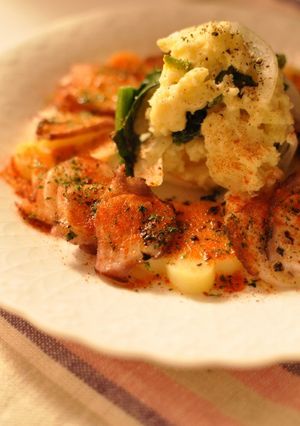 ほうれん草とポテトのサラダ-レシピのメイン写真