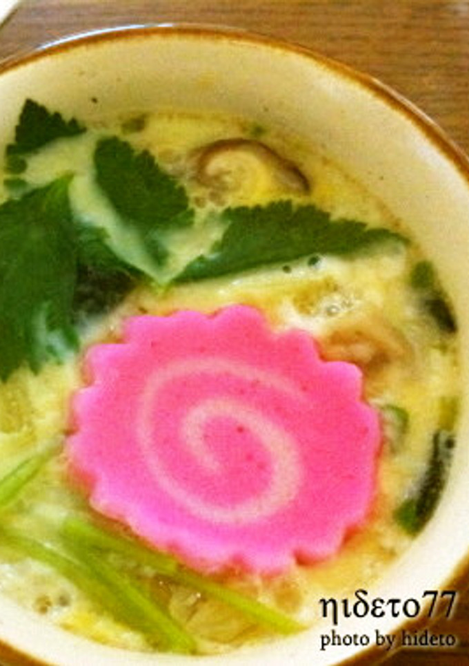 うどん入り茶碗蒸し (小田巻き蒸し)-レシピのメイン写真