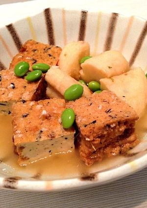 厚揚げと薩摩揚げの煮物＊塩麹風味-レシピのメイン写真
