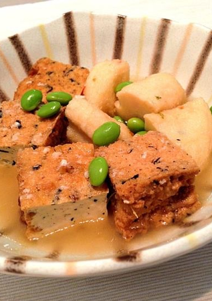厚揚げと薩摩揚げの煮物＊塩麹風味-レシピのメイン写真