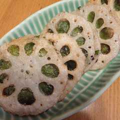 รูปของ しゃきしゃき♪れんこん豚肉はさみあげ♪