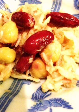 切干大根とお豆のサラダ-レシピのメイン写真