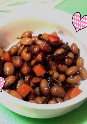 お弁当に♪節分豆&塩昆布の煮豆-レシピのメイン写真