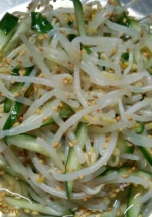 すし酢で簡単もやしときゅうりの酢の物-レシピのメイン写真