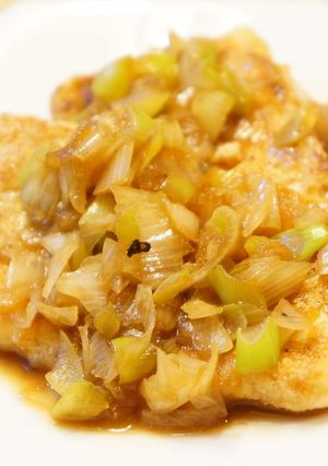 おつまみ豆腐ステーキ★ネギソース-レシピのメイン写真