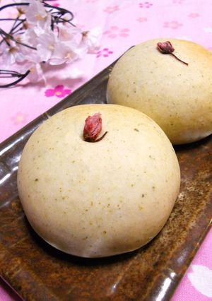 桜餅あんパン-レシピのメイン写真
