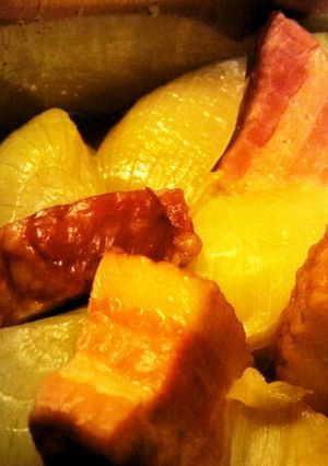 超簡単！玉ねぎとベーコンのうま煮-レシピのメイン写真
