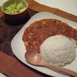 ひき肉と大豆のフライパンカレー