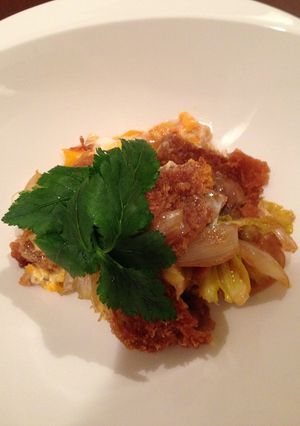 キャベツと玉ねぎのカツ煮-レシピのメイン写真