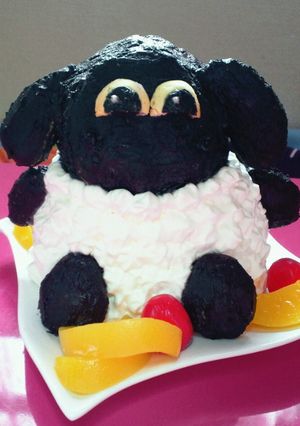 立体ケーキ☆こひつじのティミー♪-レシピのメイン写真