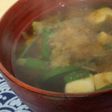 高野豆腐とニラのお味噌汁☆