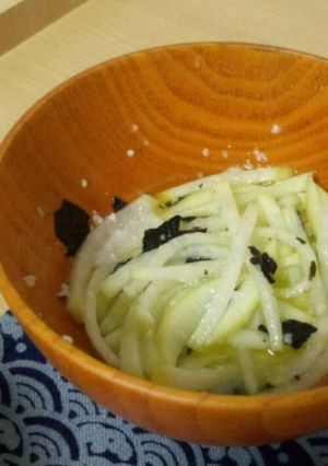 塩麹で！海苔入りさっぱり大根サラダ☆-レシピのメイン写真