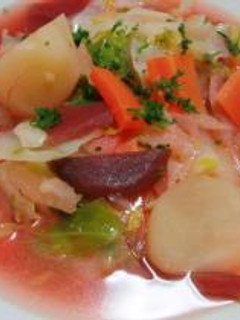 ホッとする野菜のボルシチ-レシピのメイン写真