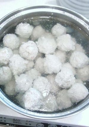 茹で鶏団子-レシピのメイン写真