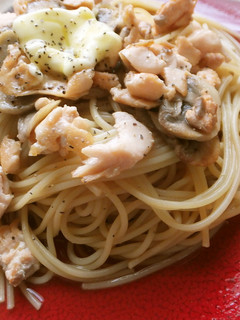 サーモンのバターぽん酢パスタ♡-レシピのメイン写真