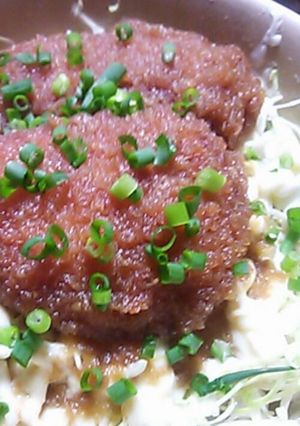 しょうが焼き風味？！カツ丼-レシピのメイン写真