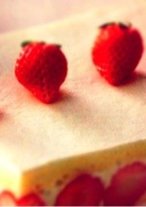 いちごのケーキ-レシピのメイン写真