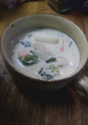 クリーミー♡たっぷり野菜の味噌牛乳スープ-レシピのメイン写真