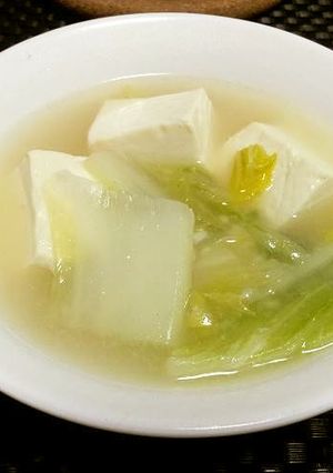 白菜と豆腐の塩麹スープ-レシピのメイン写真