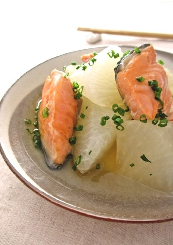 塩鮭と大根のことこと煮…-レシピのメイン写真