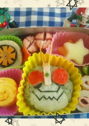 キャラ弁☆仮面ﾗｲﾀﾞｰ1号!!-レシピのメイン写真