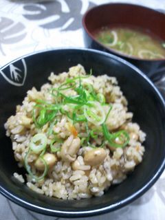 大豆の炊き込みご飯-レシピのメイン写真