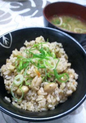 大豆の炊き込みご飯-レシピのメイン写真
