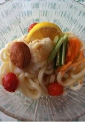 妊婦ランチ！レモン風味の梅おろしうどん-レシピのメイン写真