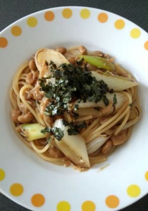 納豆和風パスタ-レシピのメイン写真