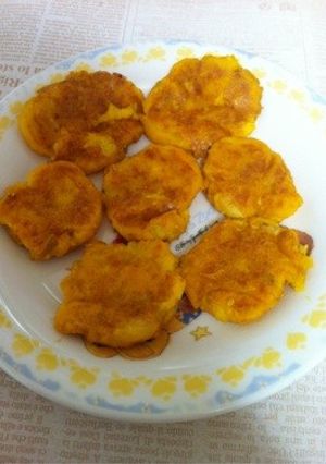 ☆離乳食☆手づかみ食べ☆かぼちゃのお焼き-レシピのメイン写真